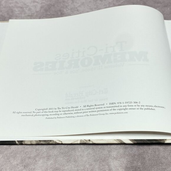 Tri-Cities Memories Volume II 1940s-1960s Hardcover Book 2011 Tri-City Herald - Picture 3 of 8